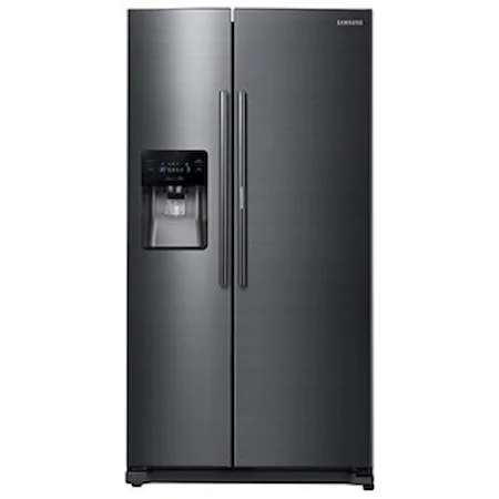 24.7 cu. ft. Side-by-Side Food ShowCase Refrigerator with Metal Cooling